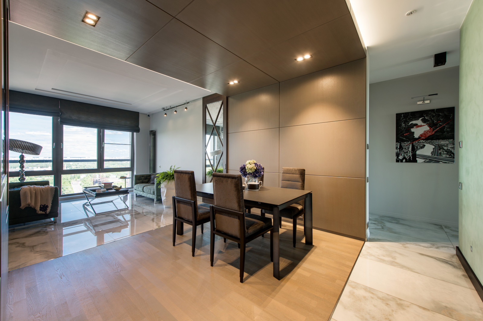 Квартира с панорамными окнами в ЖК "Седьмое небо"