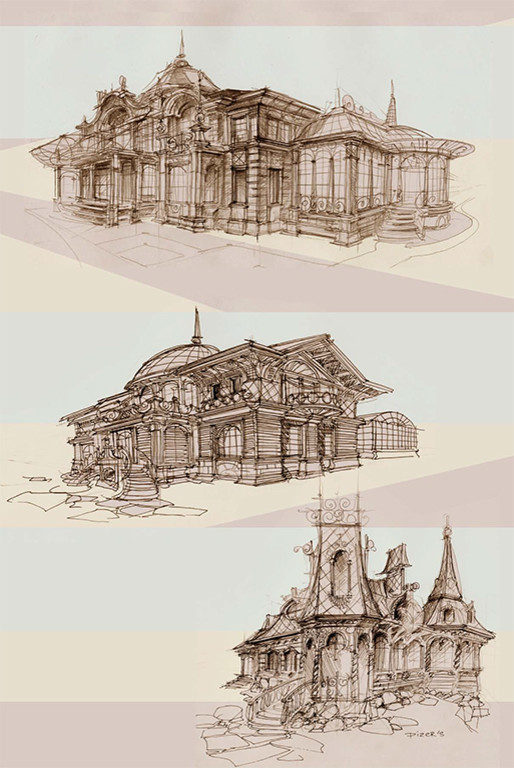 Эскизы - архитектура