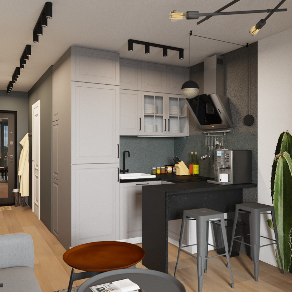 Студия в скандинавском стиле в ЖК "Я романтик"