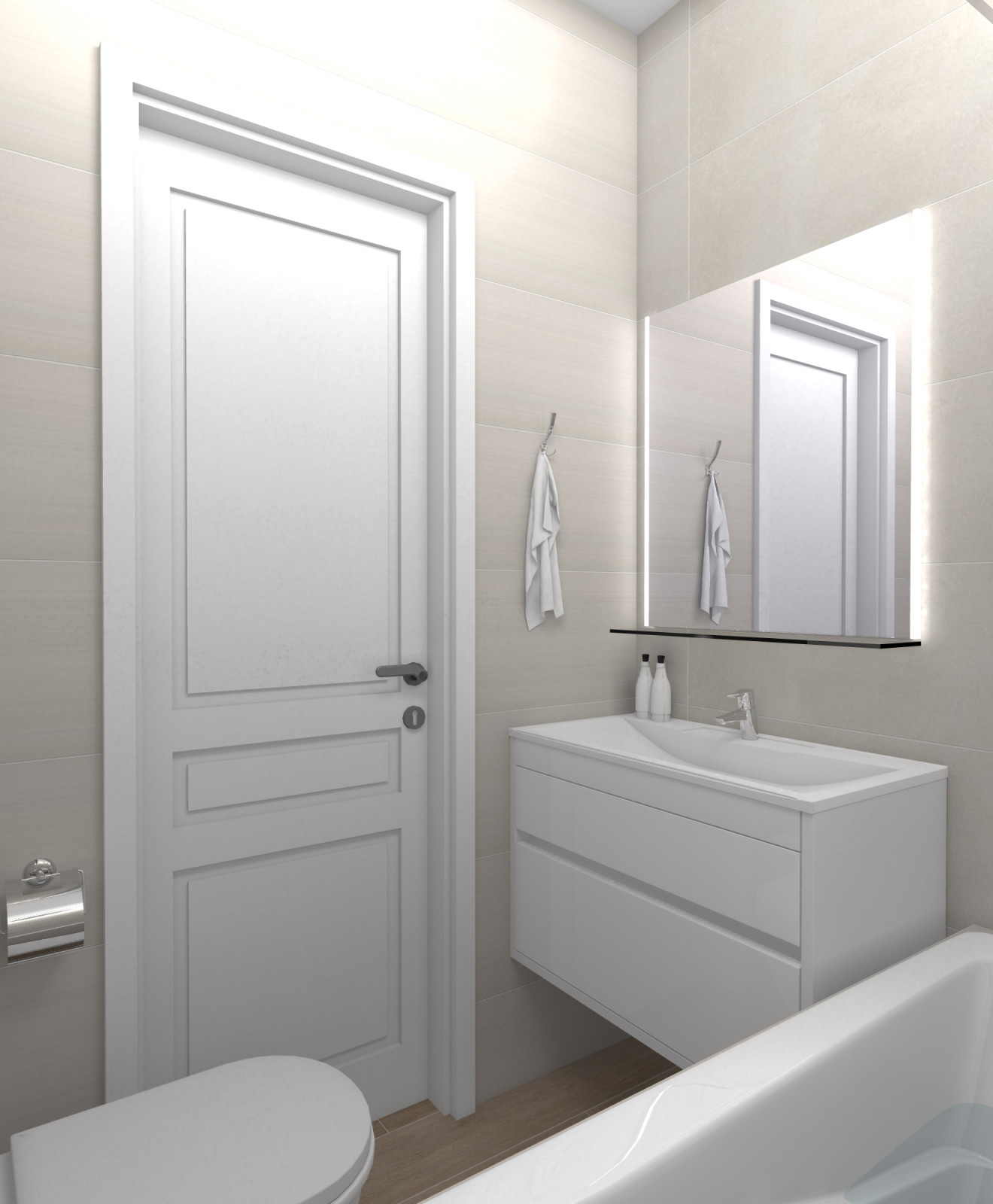 Дизайн-проект двухкомнатной квартиры по ул. Суворова