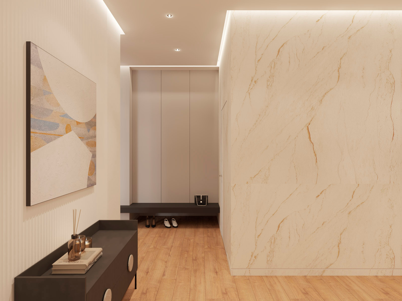 Дизайн интерьера квартиры 78 м.кв.