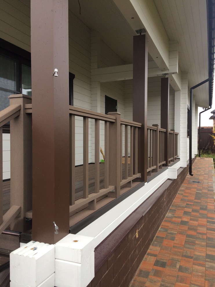 Загородный дом из клееного бруса