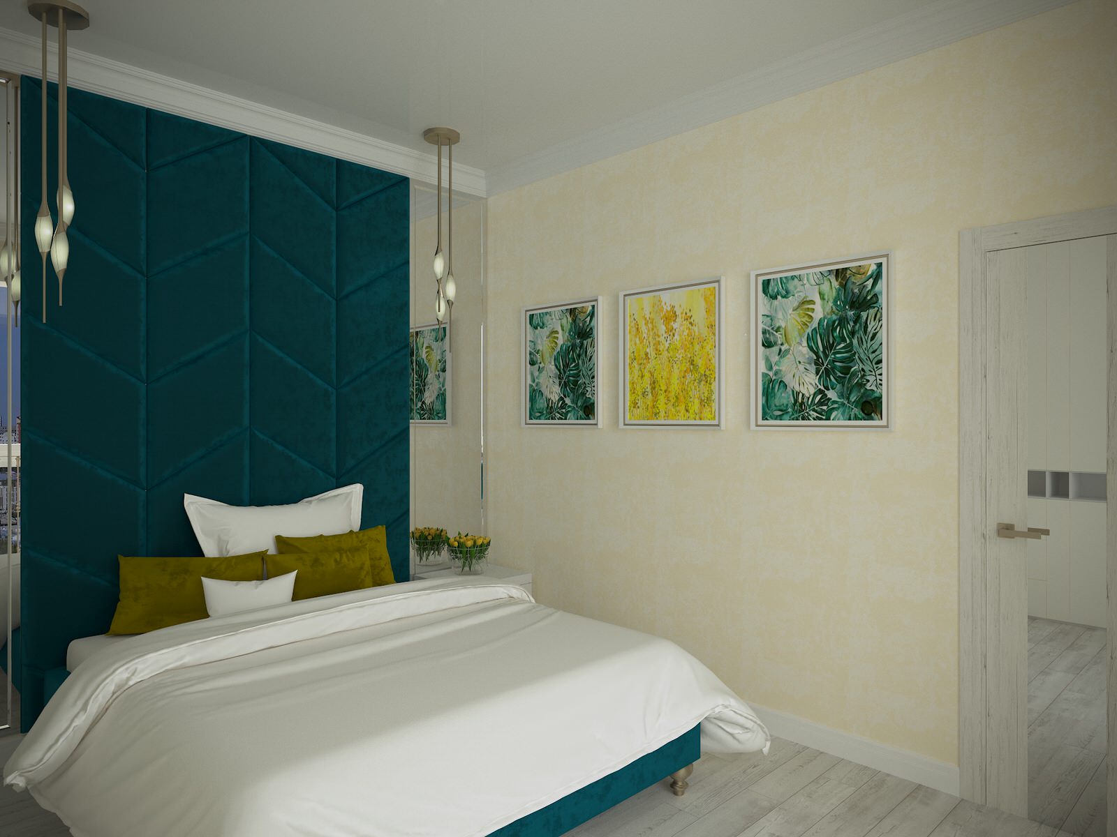 Обложка проекта: Спальня-кабинет 18 кв.м.