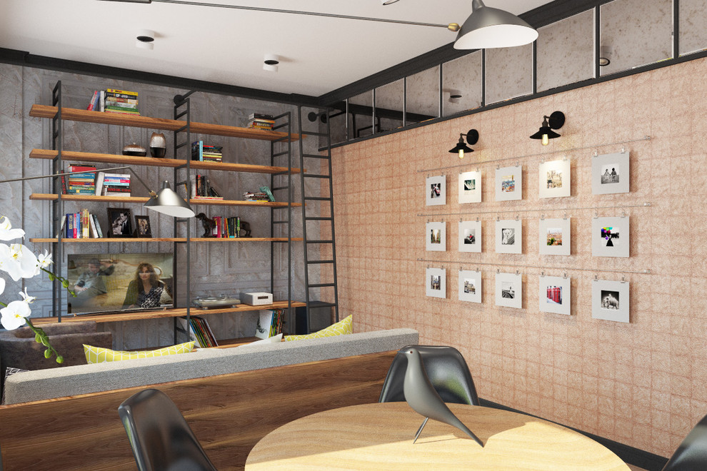 Гостиная в стиле Лофт