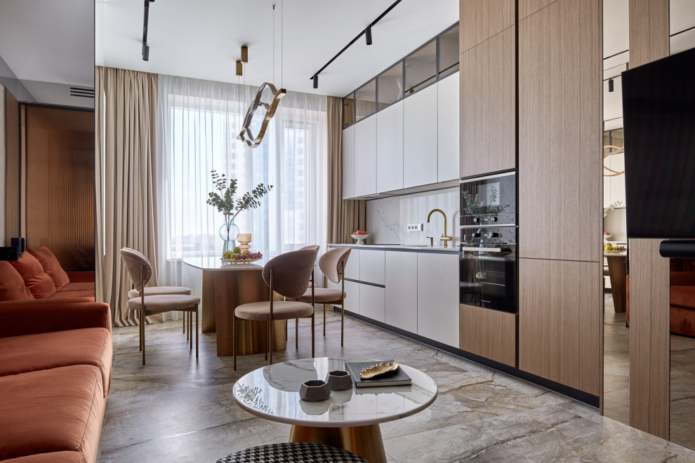 Обложка проекта: Проект в ЖК "Долина Сетунь" 100 кв. м.