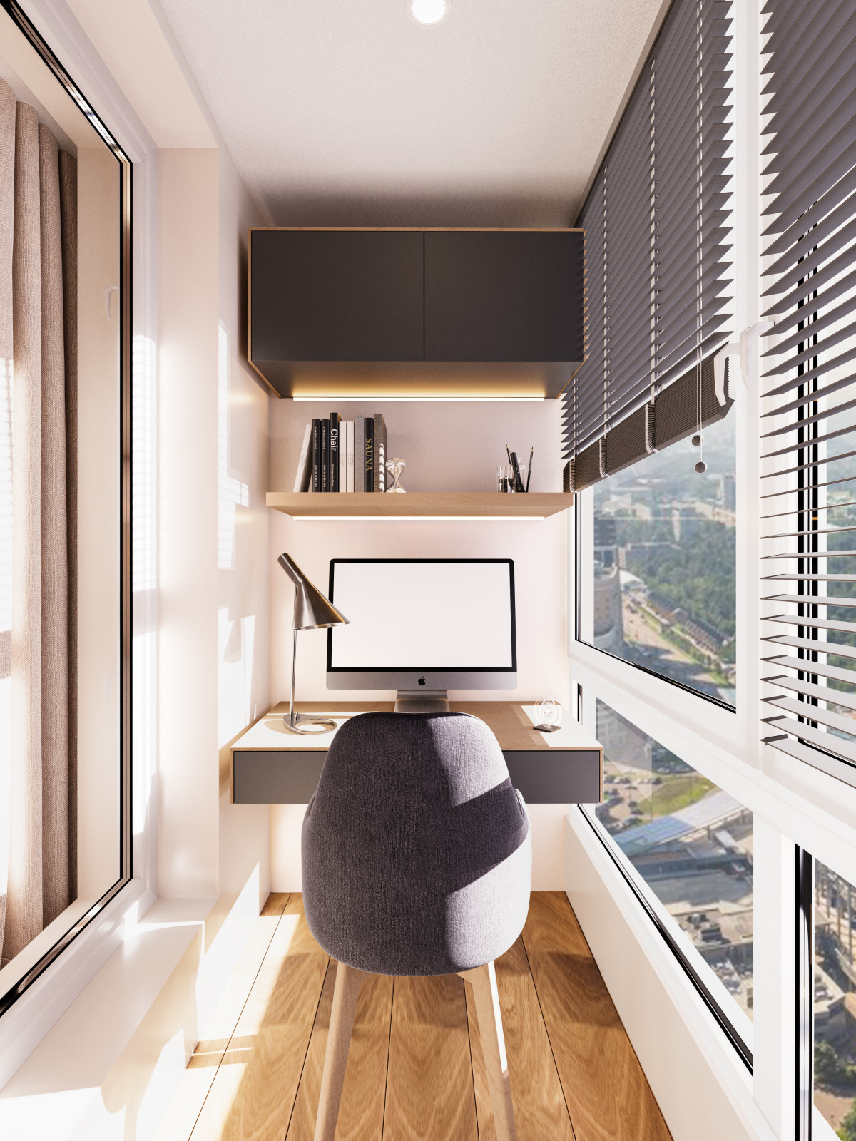 Однокомнатная квартира в смешанном стиле