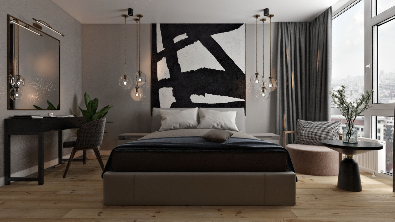 ЖК Spires, 3 комнаты, 81м²