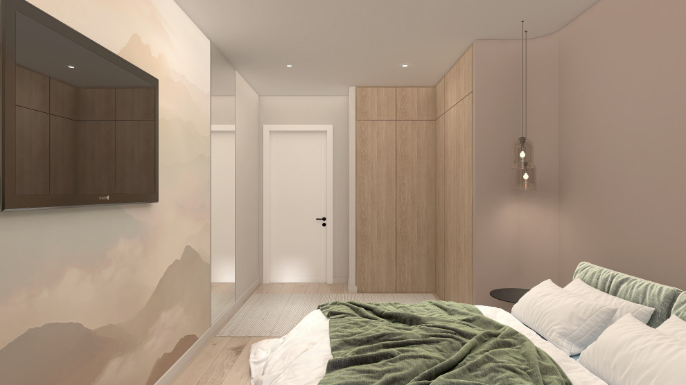 Трёхкомнатная квартира для любителей природы и минимализма