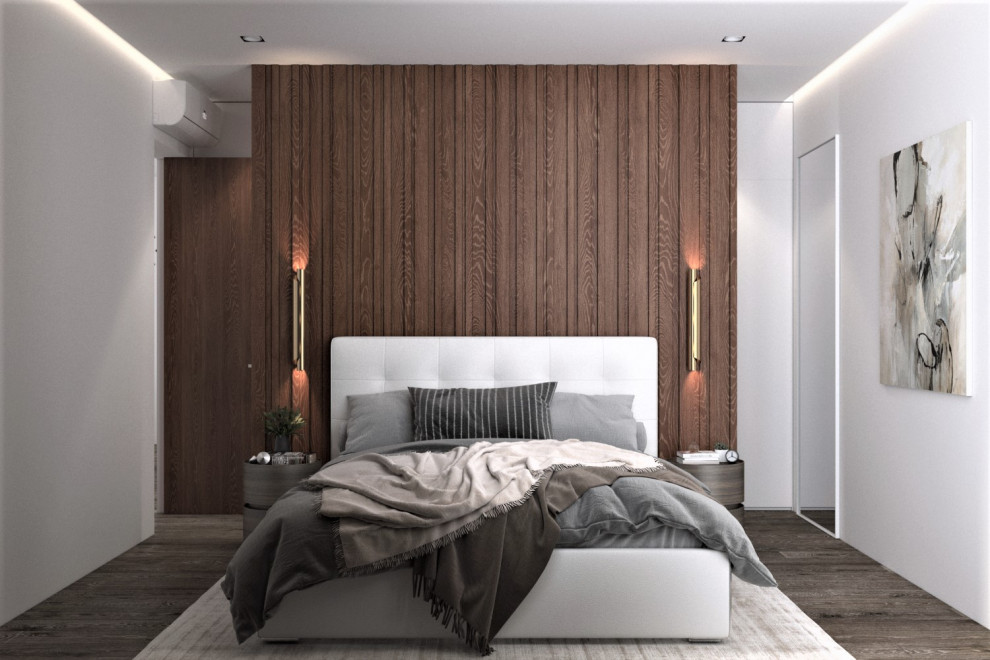 Монохромный с деревом