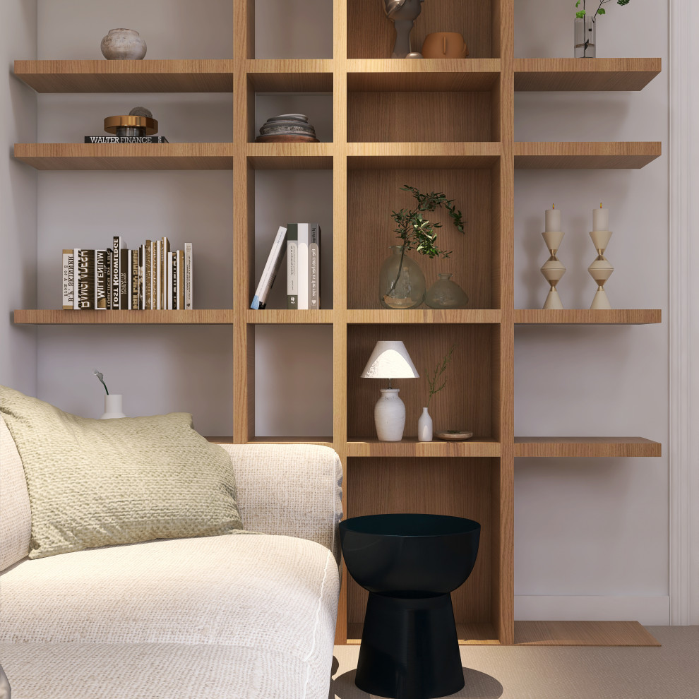 3 комнатная квартира в современном стиле для молодой семьи, Москва