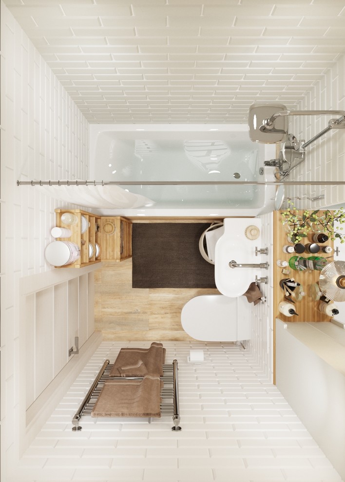 Дизайн маленькой ванной