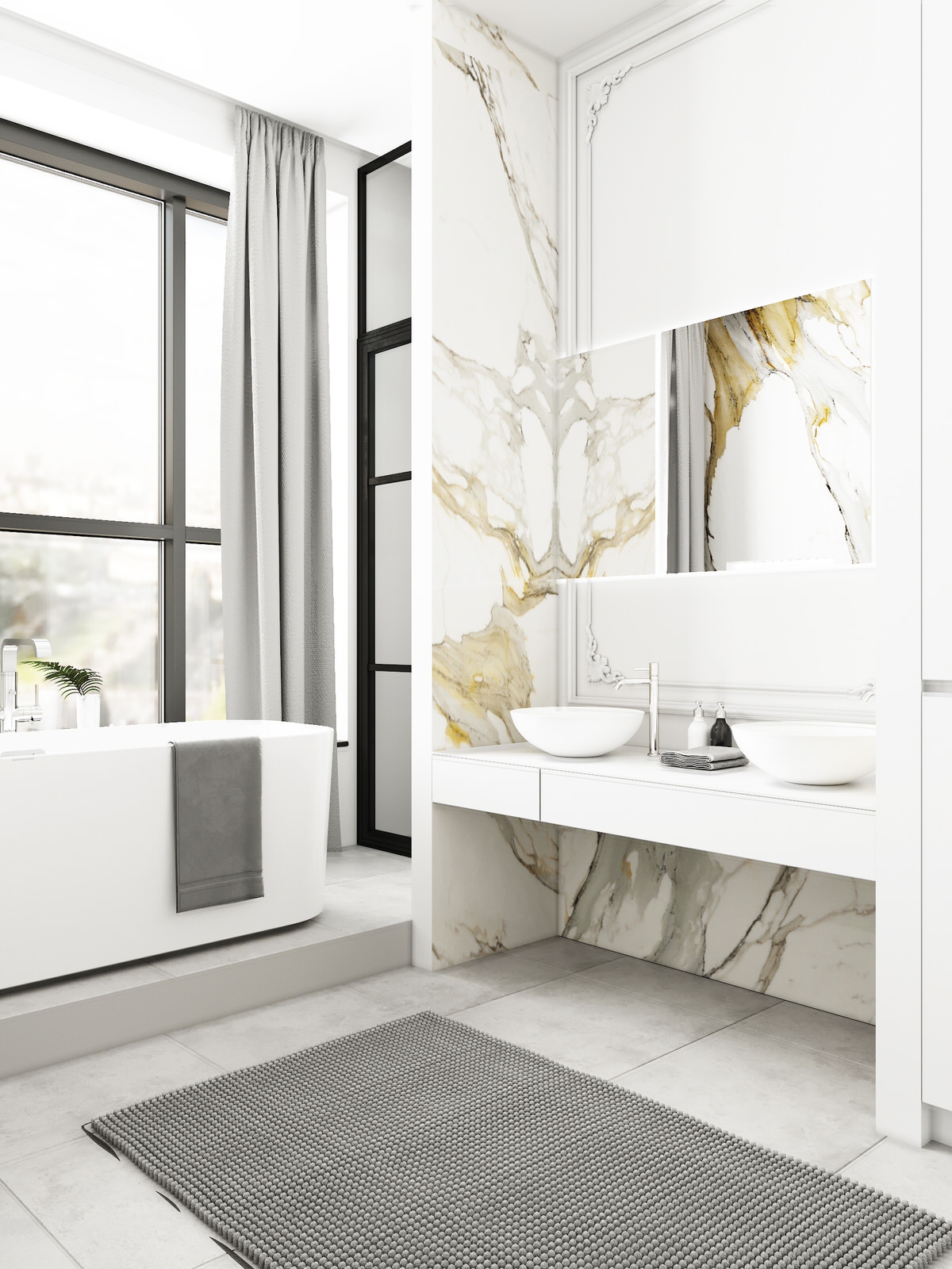 Дизайн интерьера: «Неоклассика в ЖК Суббота»