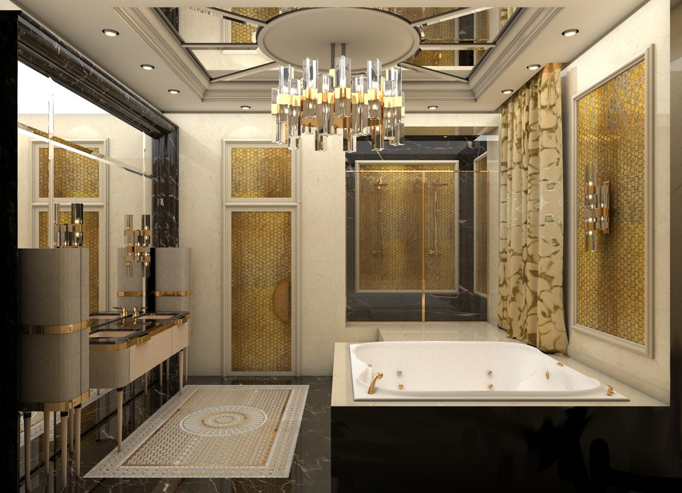 Ванная комната в загородном доме