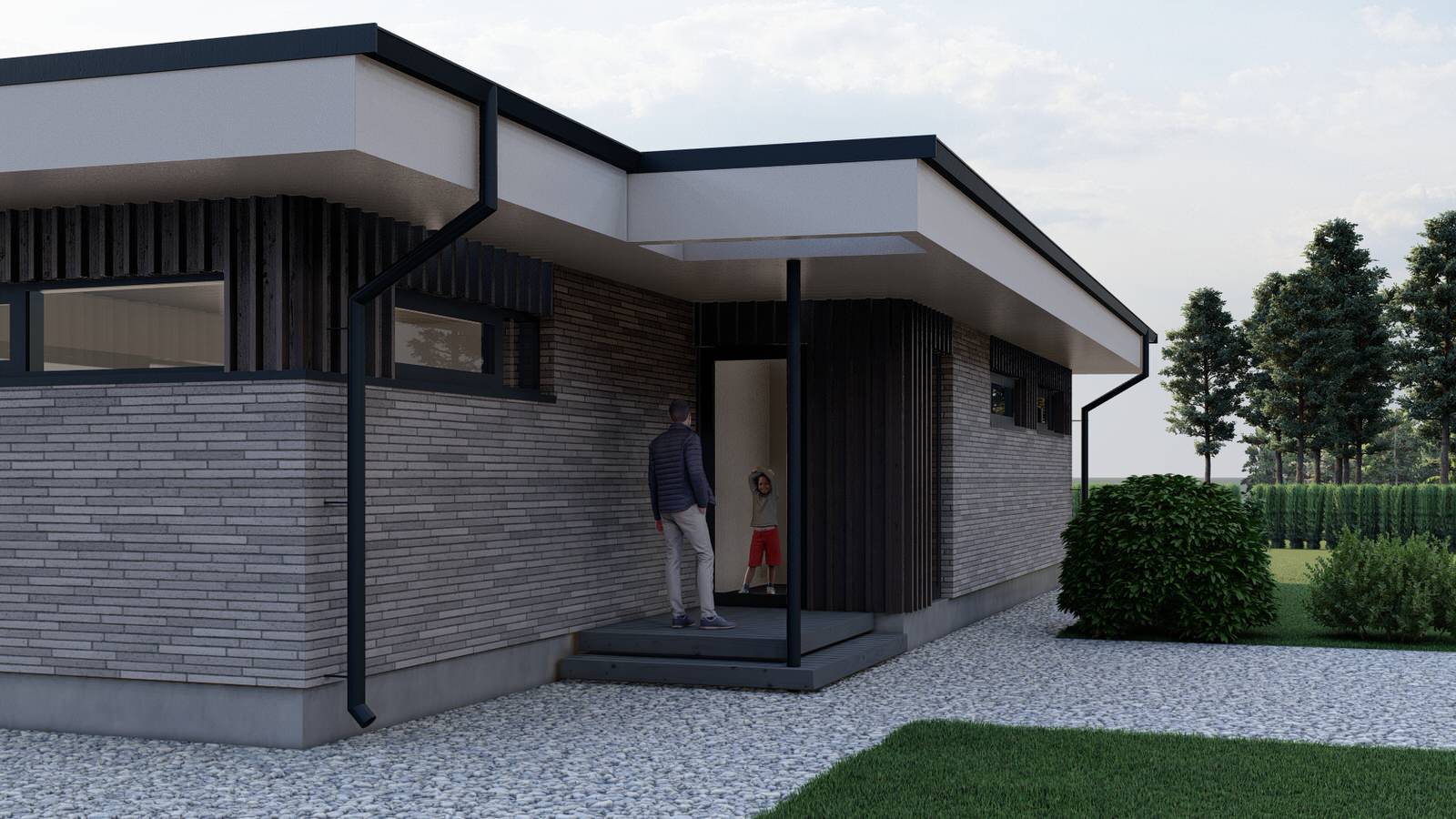 Дача на берегу реки