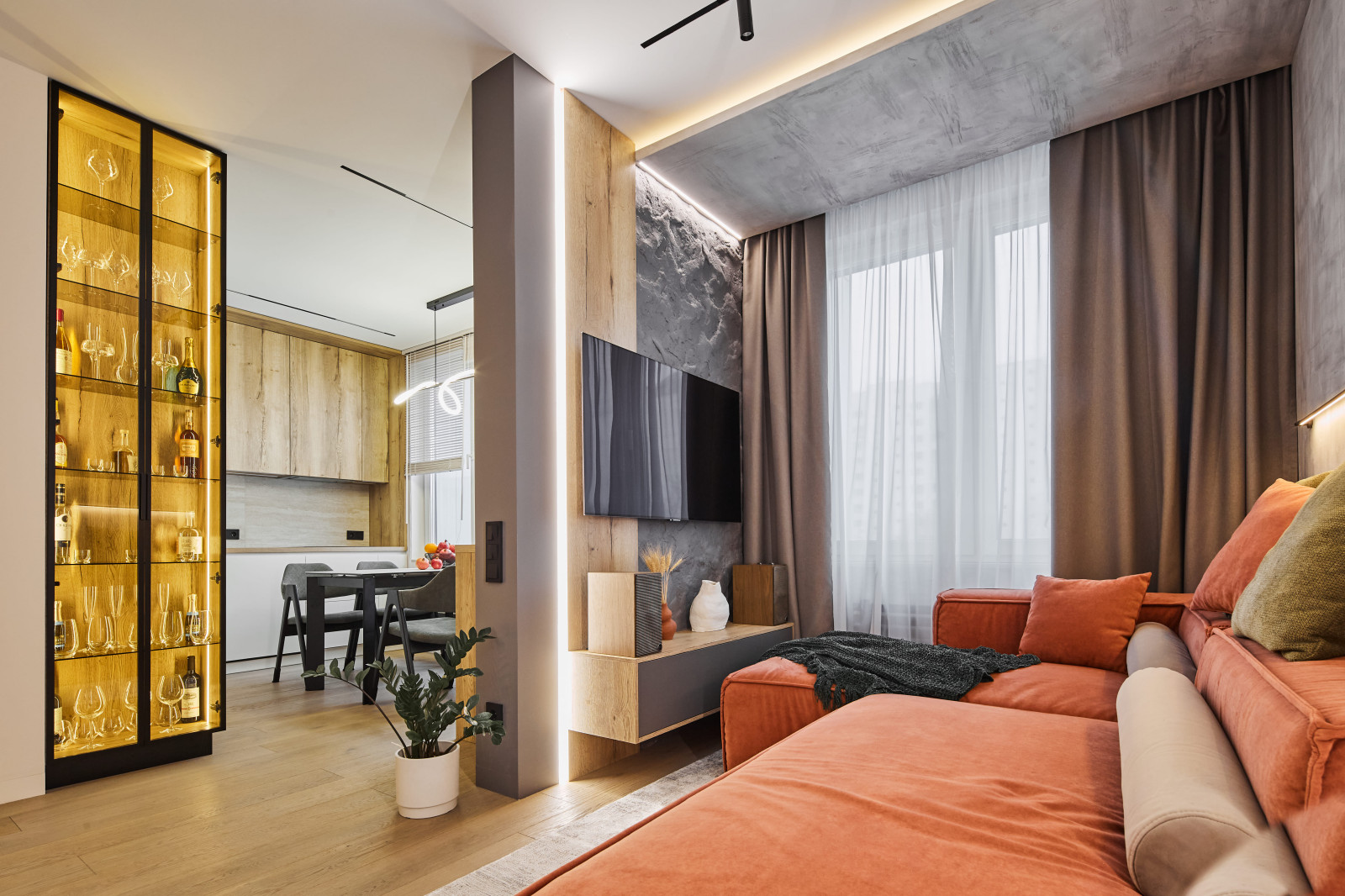 Дизайн квартиры в ЖК Октябрьское Поле