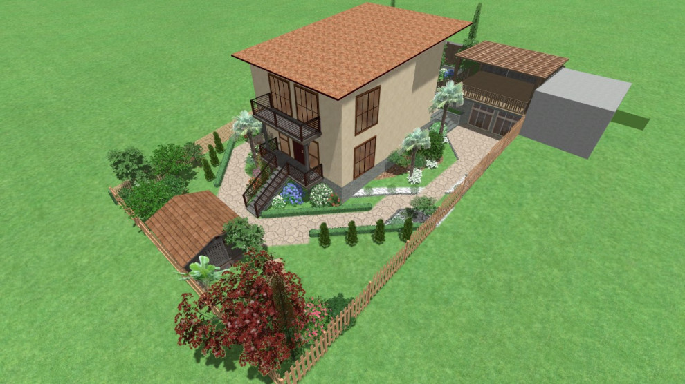 Приусадебный участок индивидуального жилого дома