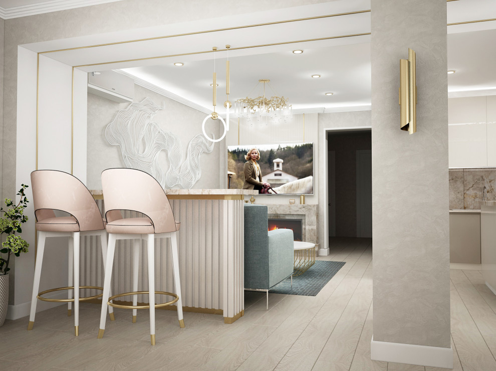 Обложка проекта: Квартира в стиле Неоклассика