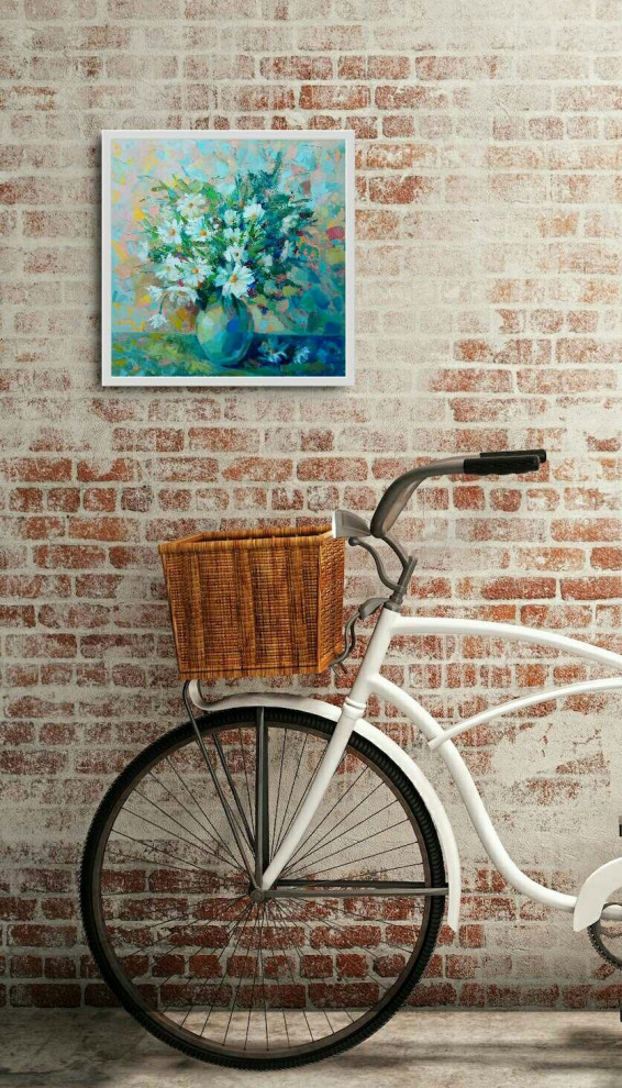 "Цветы любви", 50*50. Холст, масло.