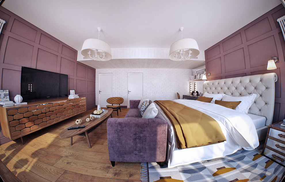 2-х этажная кваритра в лофте с элементами классики