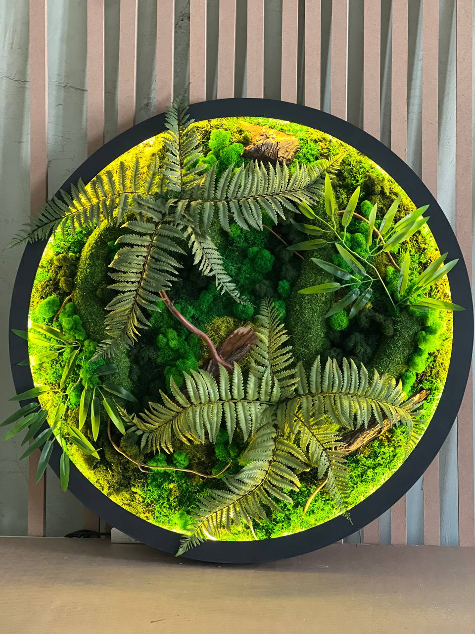 Панно из стабилизированного мха