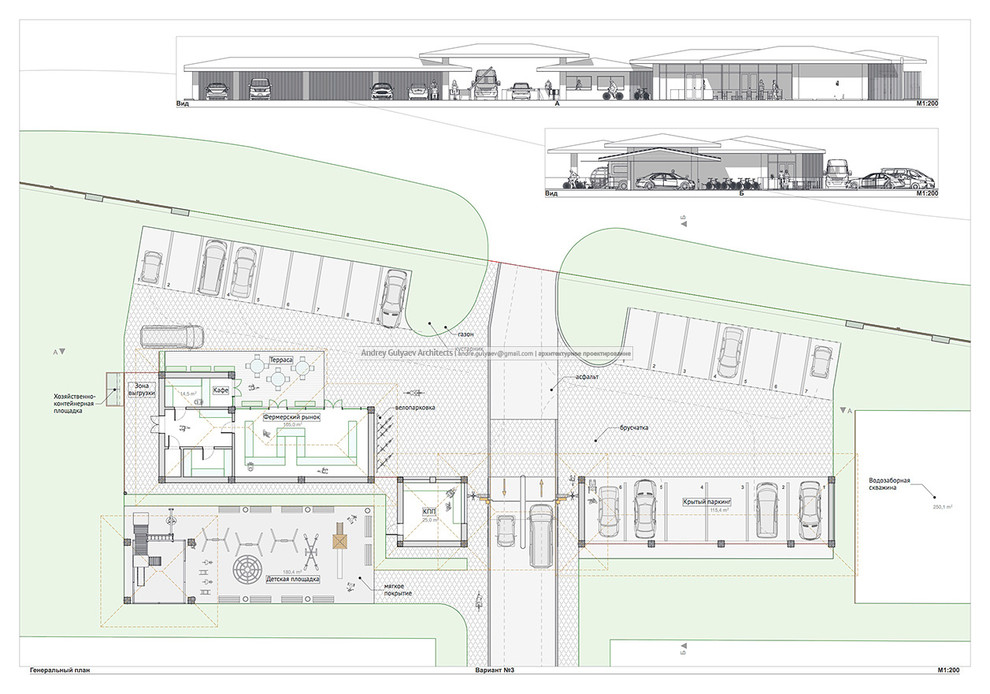 V3 plans, elevations