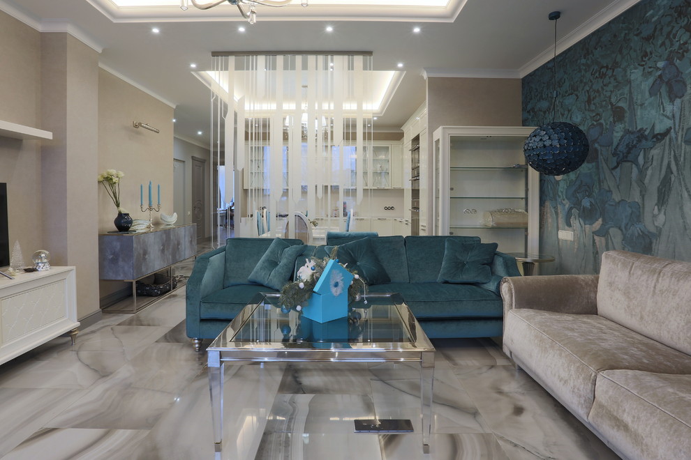 Интерьерная фотосъемка трехкомнатной квартиры на Крестовском