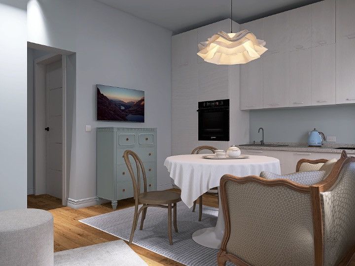 Progettazione appartamento 44 mq Venezia centro storico