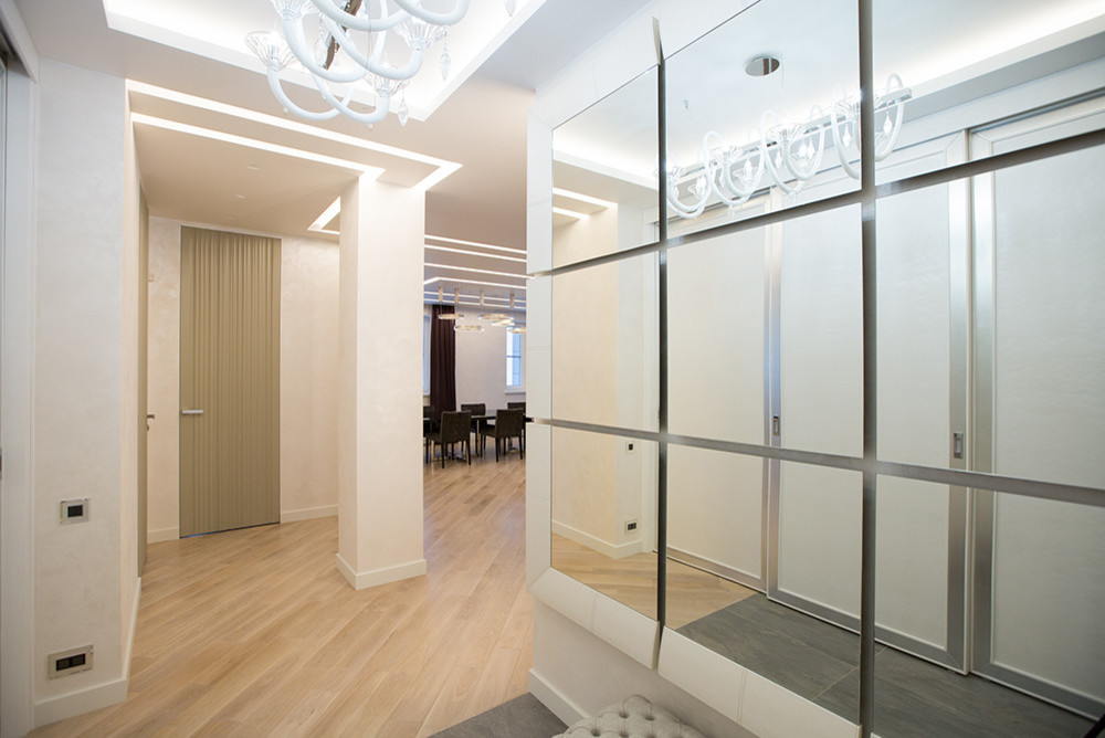 Ремонт трёхкомнатной квартиры 144 кв.м в современном стиле с элементами ар-деко