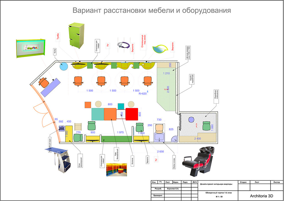 Детский салон красоты