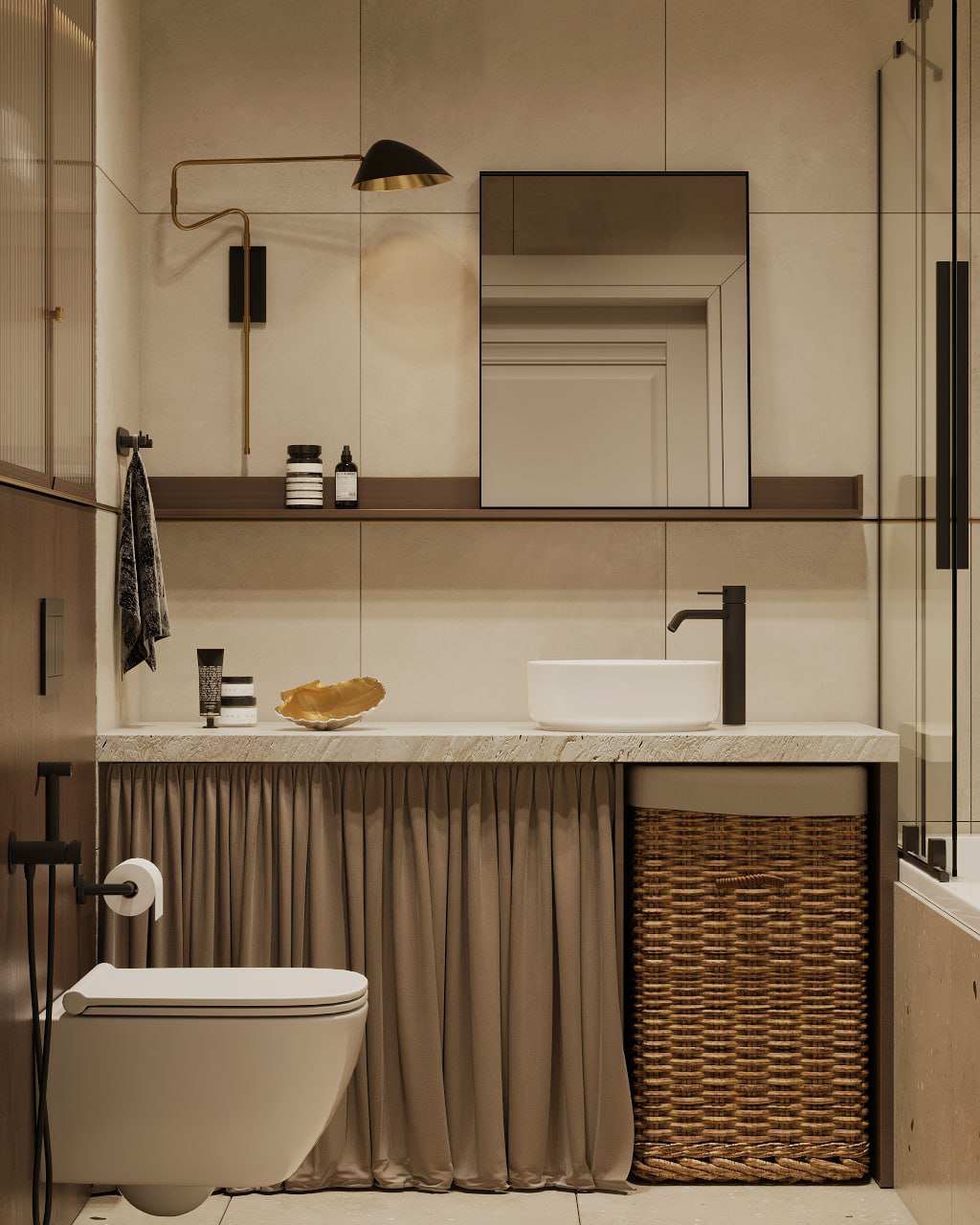 Квартира в парижском стиле в ЖК Звезда, 46 м2