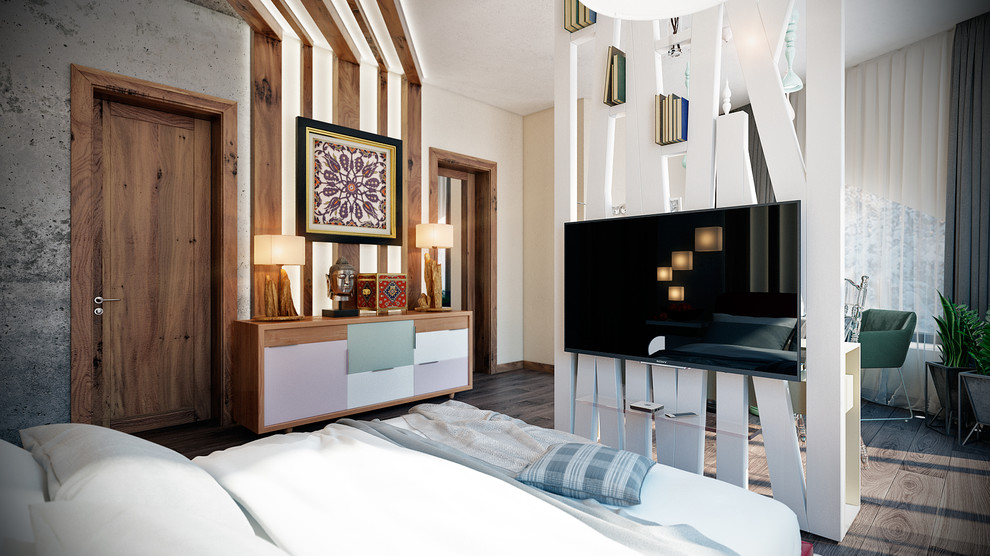 Современная интерпретация шале, просторный загородный дом