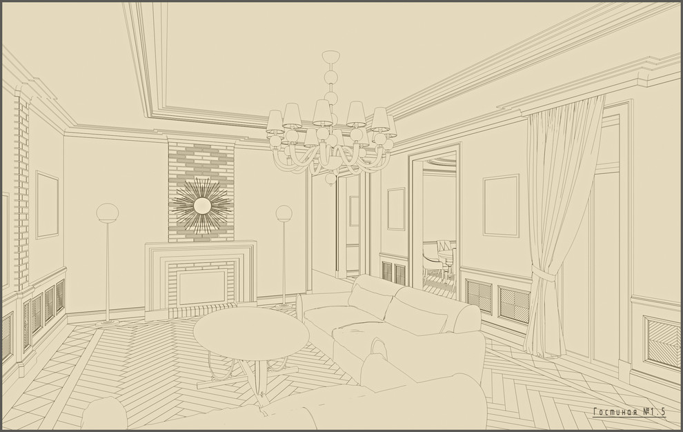 Обложка проекта: Проект реконструкции частного дома в Подмосковье