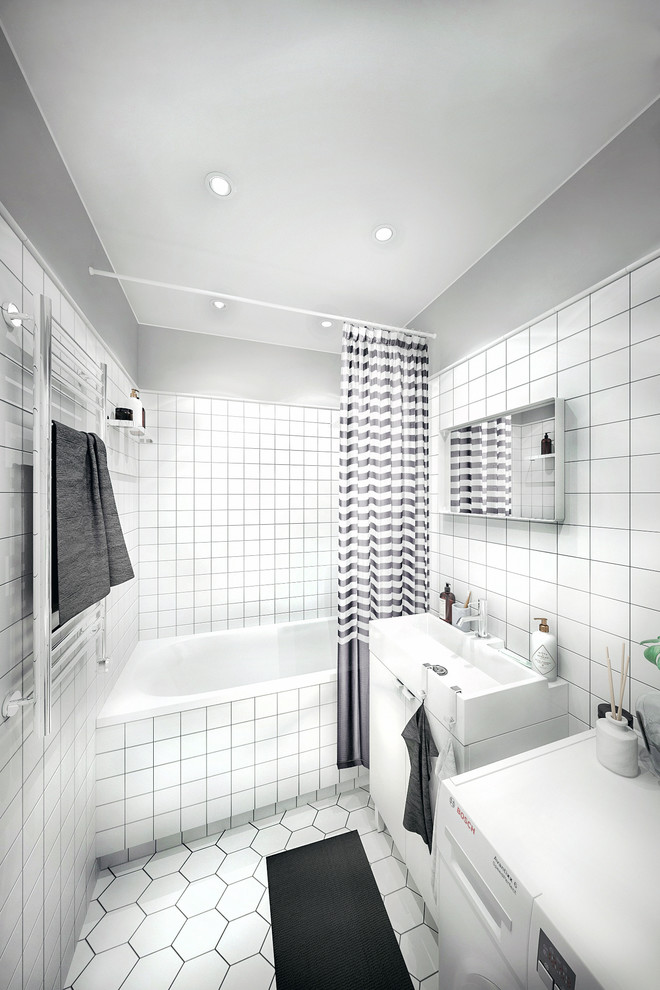 Смелая контрастная квартира