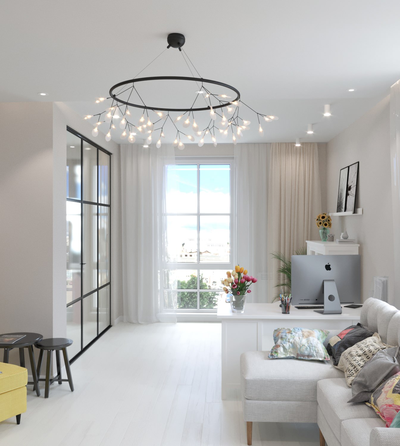 Дизайн проект в ЖК Галактика 66,1 кв.м.