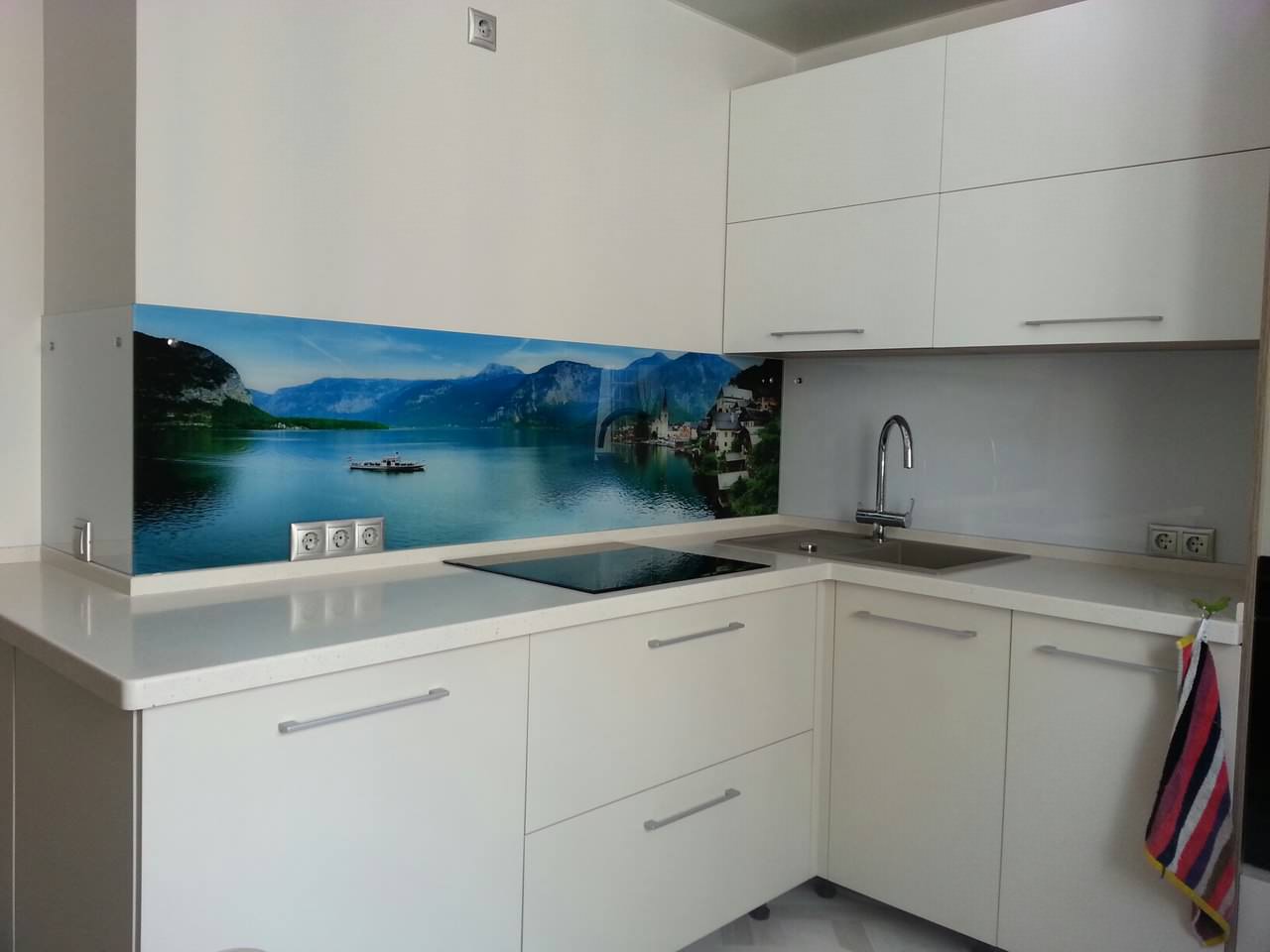 Кухонный фартук из стекла Optiwhite