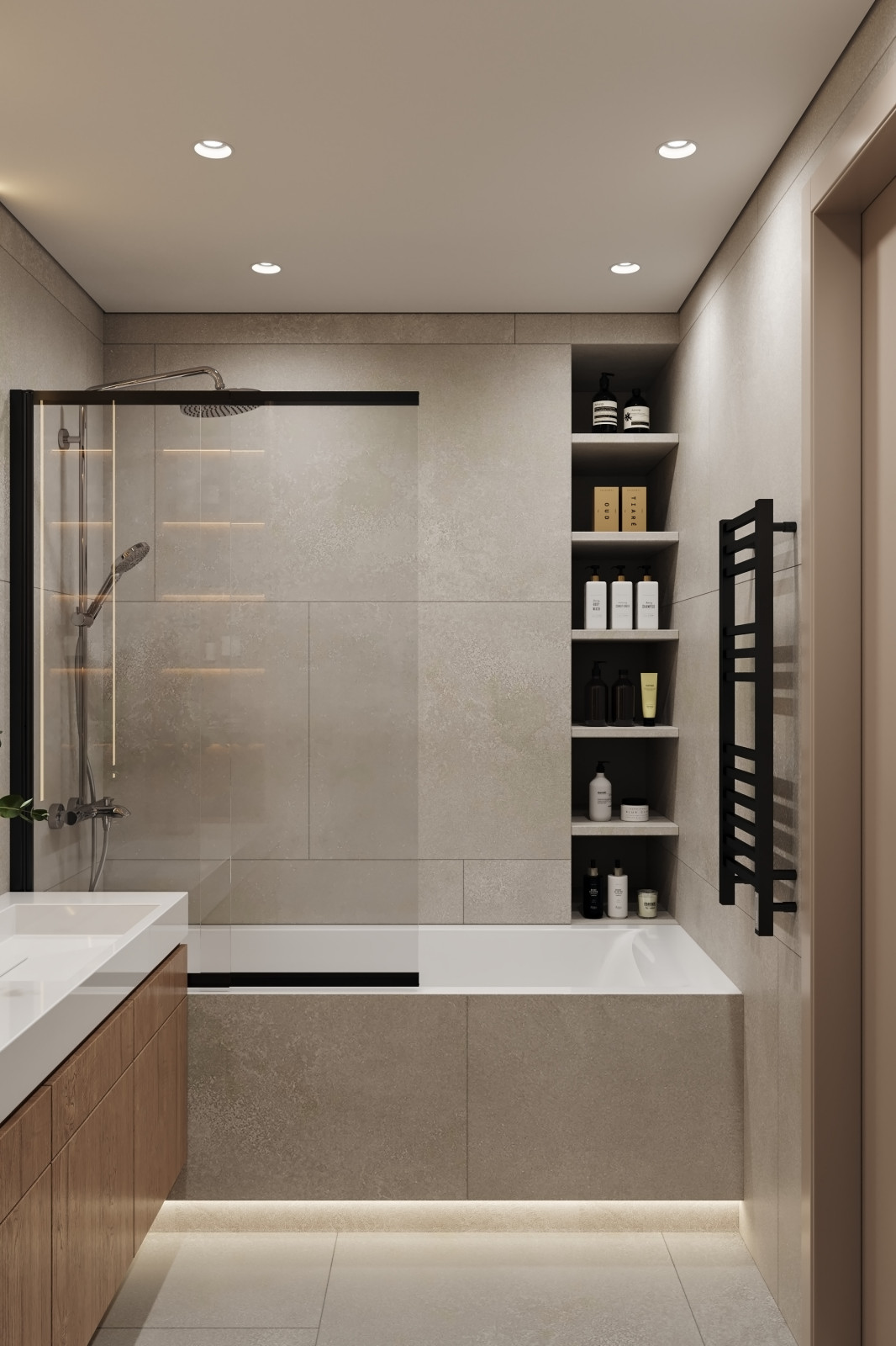 Дизайн интерьера квартиры в современном стиле в ЖК Селигер Сити, Москва