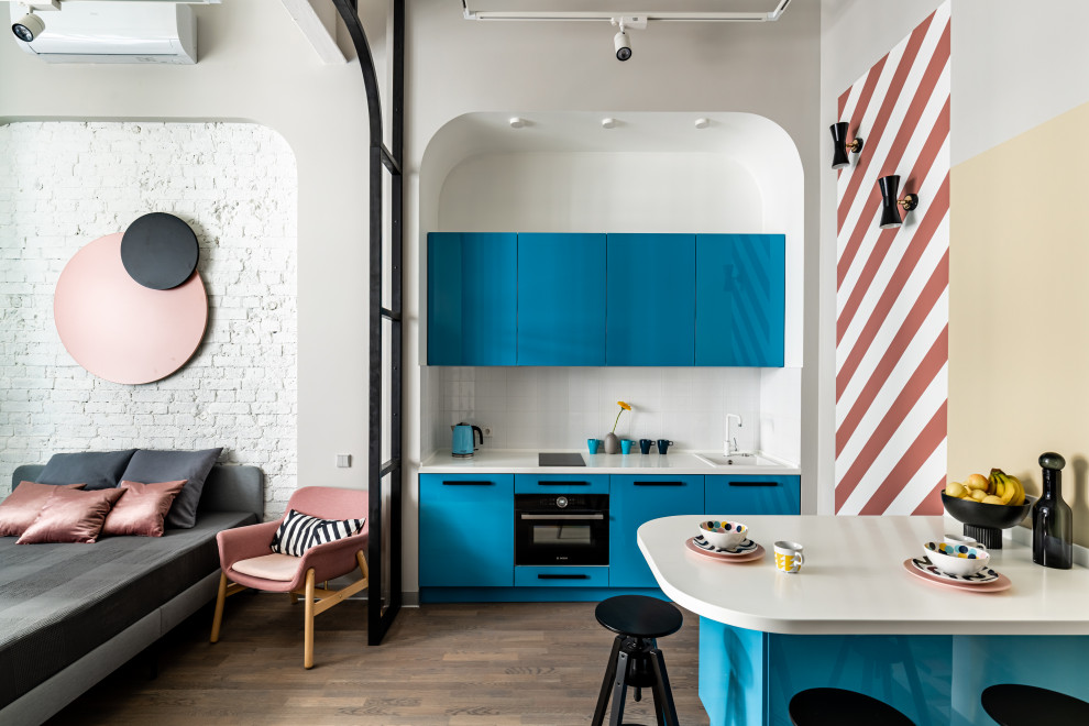 Houzz тур: Яркая студия как альтернатива лофт-пространства