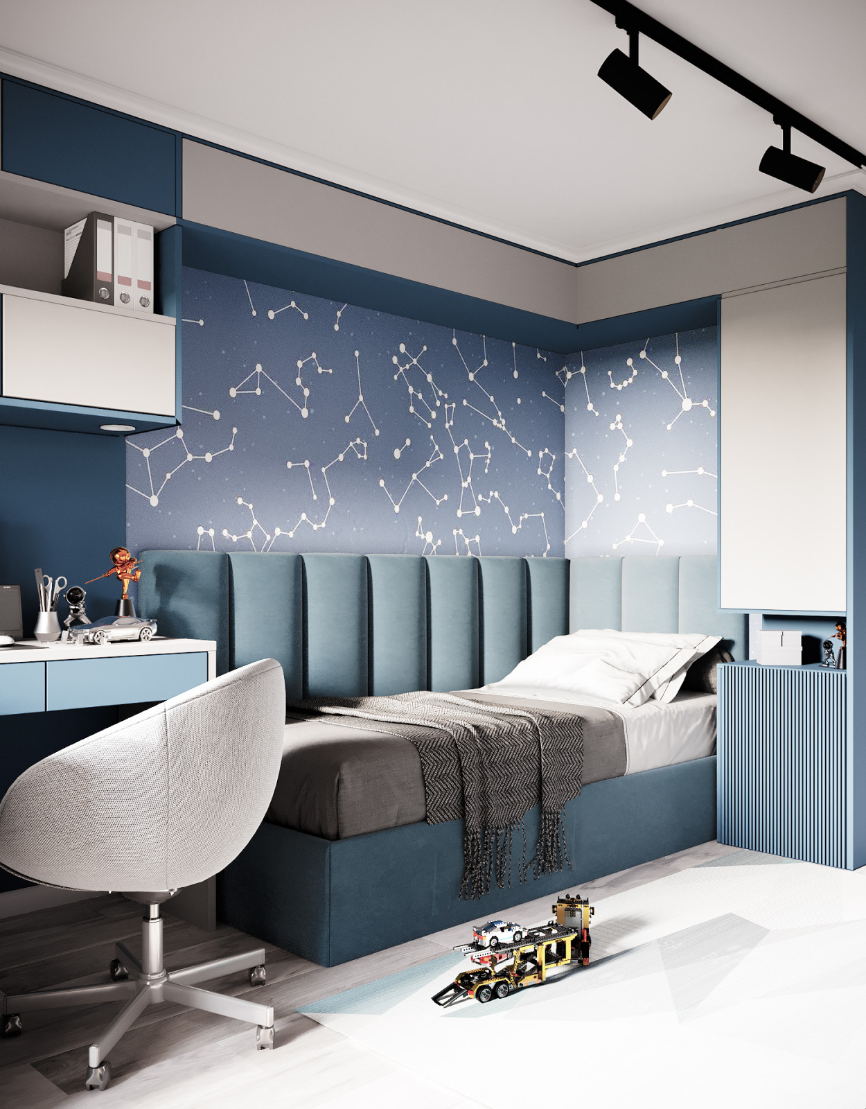 Квартира в классическом стиле для семьи с детками