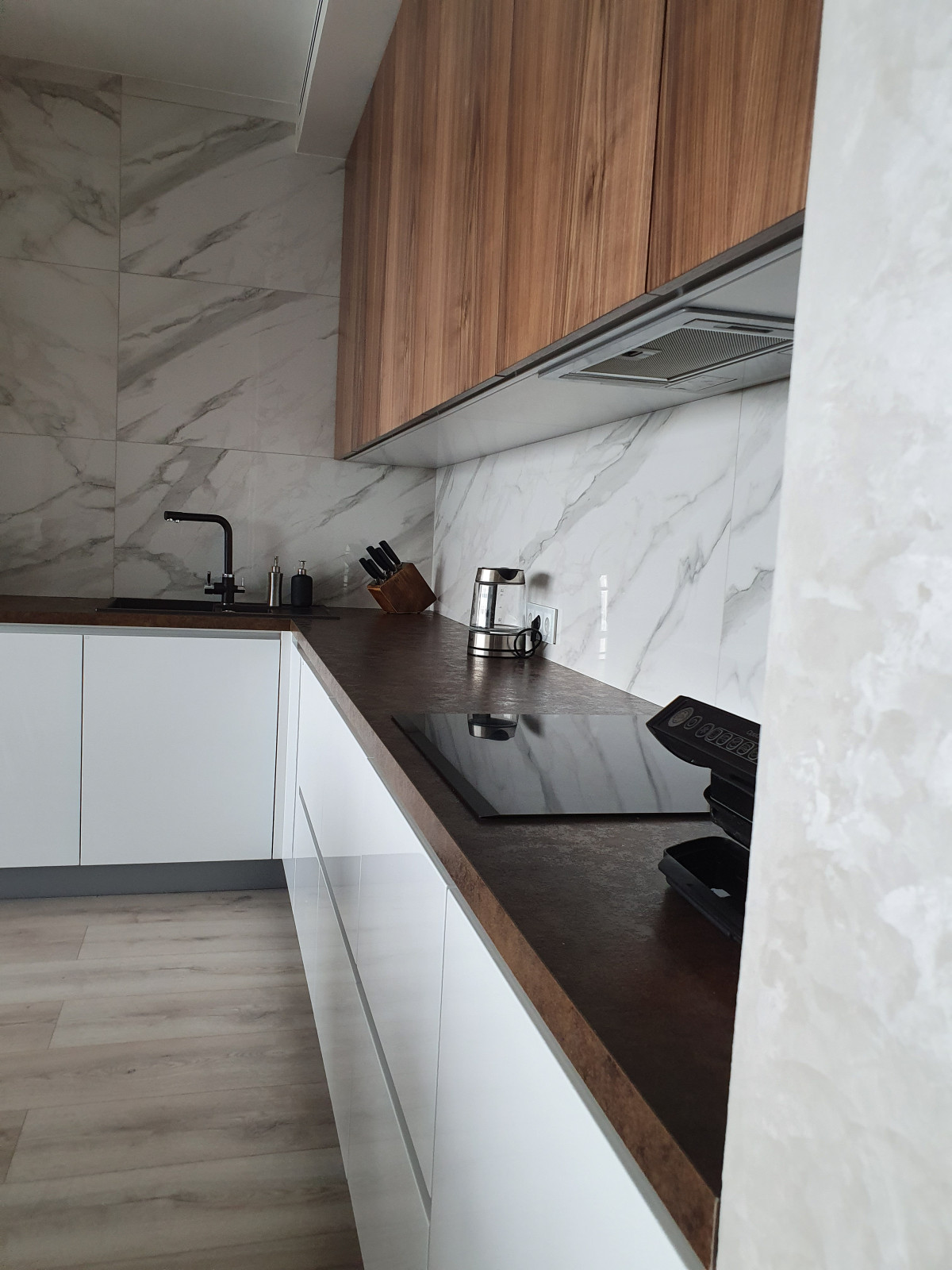 Кухня в современном стиле, ЖК Лазурные Небеса, г. Казань