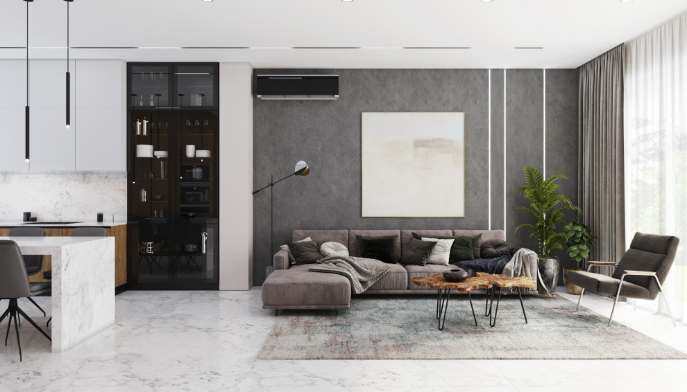 Загородный дом в стиле минимализм