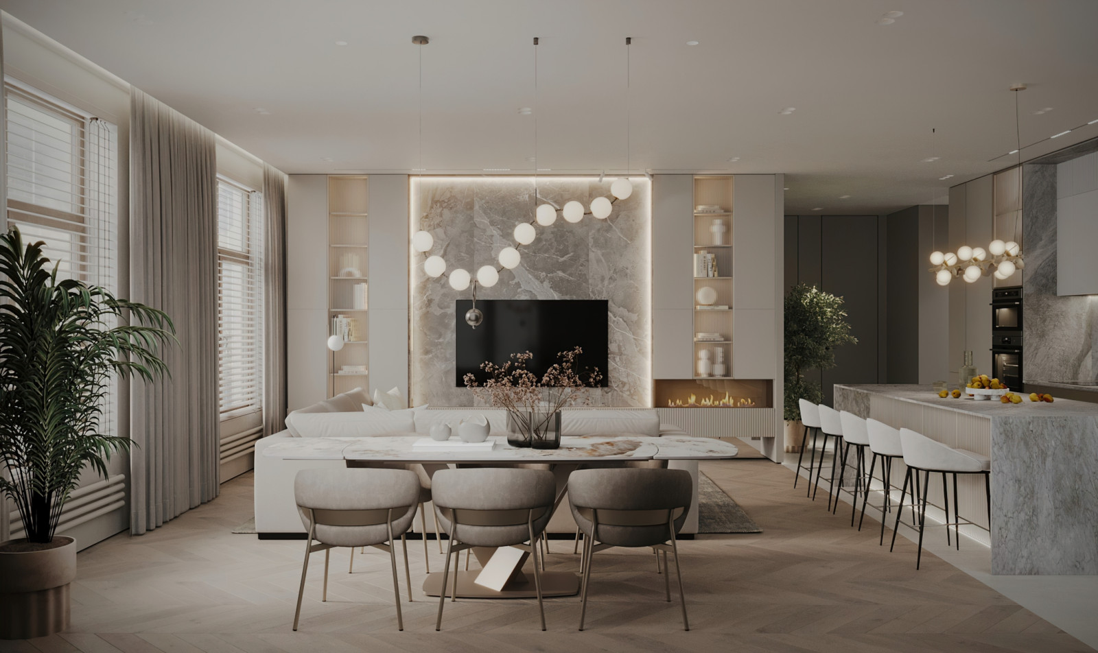 Обложка проекта: Жилой комплекс премиум-класс "Neva Haus" 120кв.м. Проект 2024г.