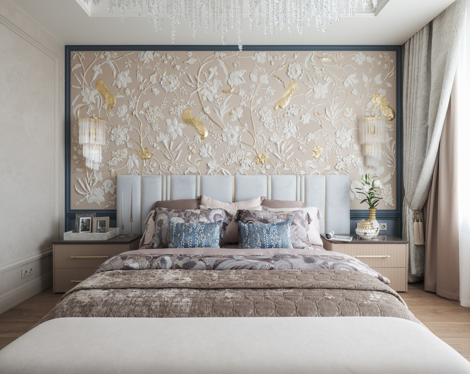 Реализация современной четырехкомнатной квартиры площадью 170 м²