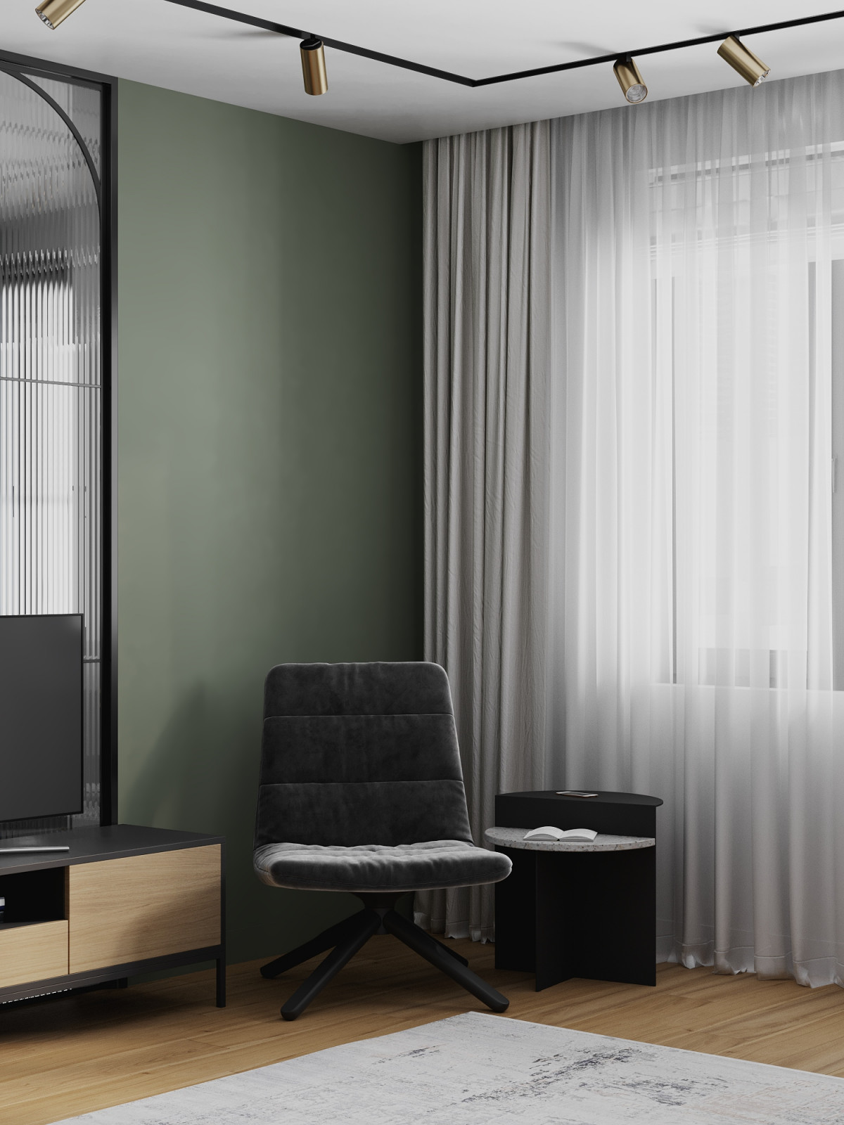 Гостиная-спальня