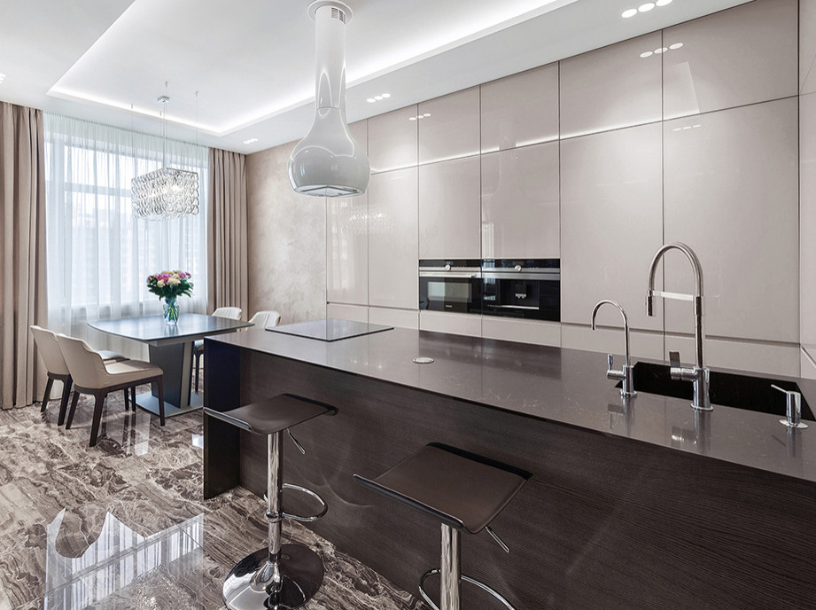 Ремонт в стиле контемпорари, 131 м²