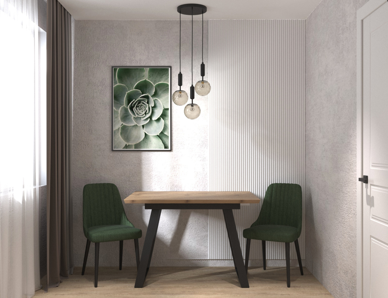 Трехкомнатная квартира для большой семьи в Богучаре.