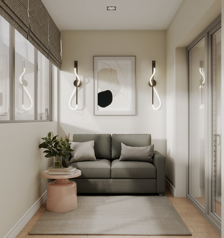 Дизайн-проект трехкомнатной квартиры в современном стиле