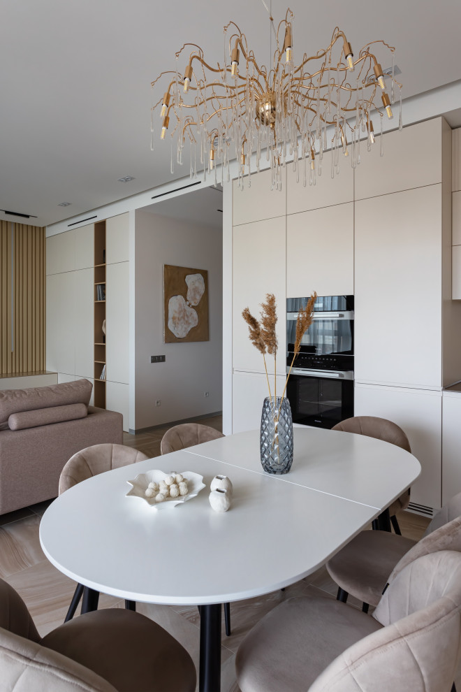 Реализованная квартира в ЖК Макаровский. Кухня-гостиная