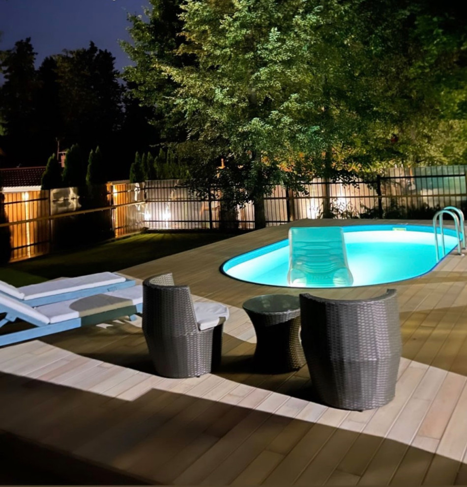 Обложка проекта: Открытый бассейн частный дом