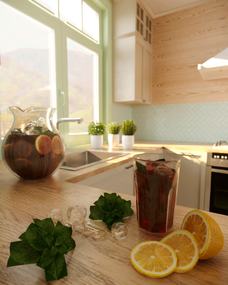 Обложка проекта: Визуализация кухни