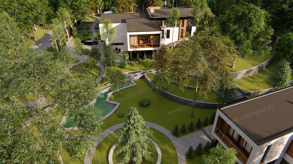 Проект дома в стиле Хай-тек